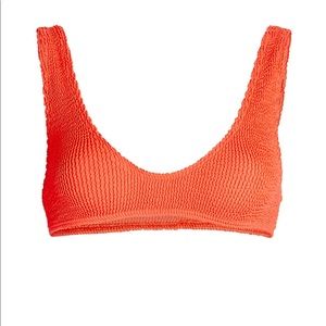 BOUND BY BOND EYE Scout Scoop Neck Bikini Top - Red - NWT